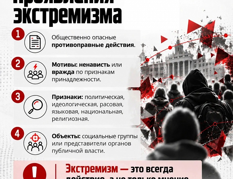 «Экстремизм начинается с идей: разбираемся в понятиях, чтобы понимать угрозы»