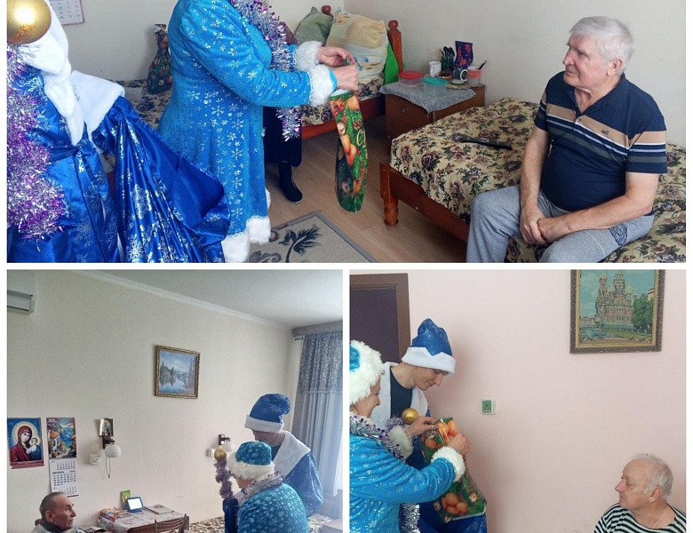 Праздник тепла и доброты: день именинника и предновогоднее торжество в доме престарелых